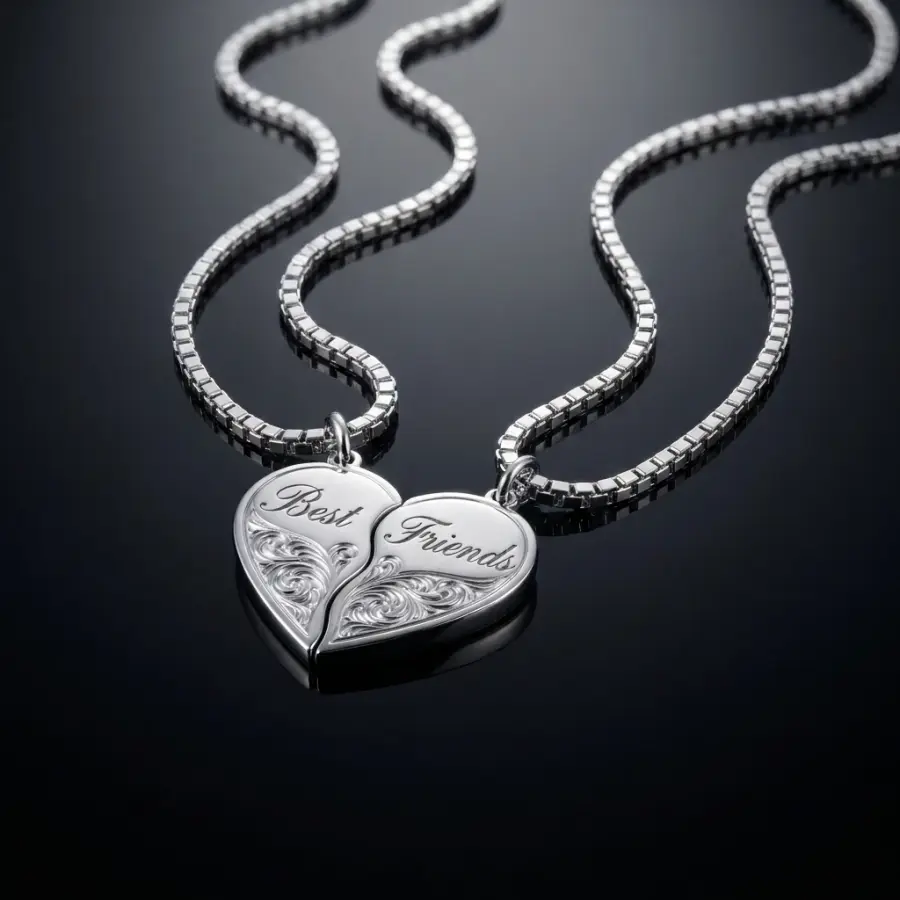 Deux Cœurs Pendant Pair