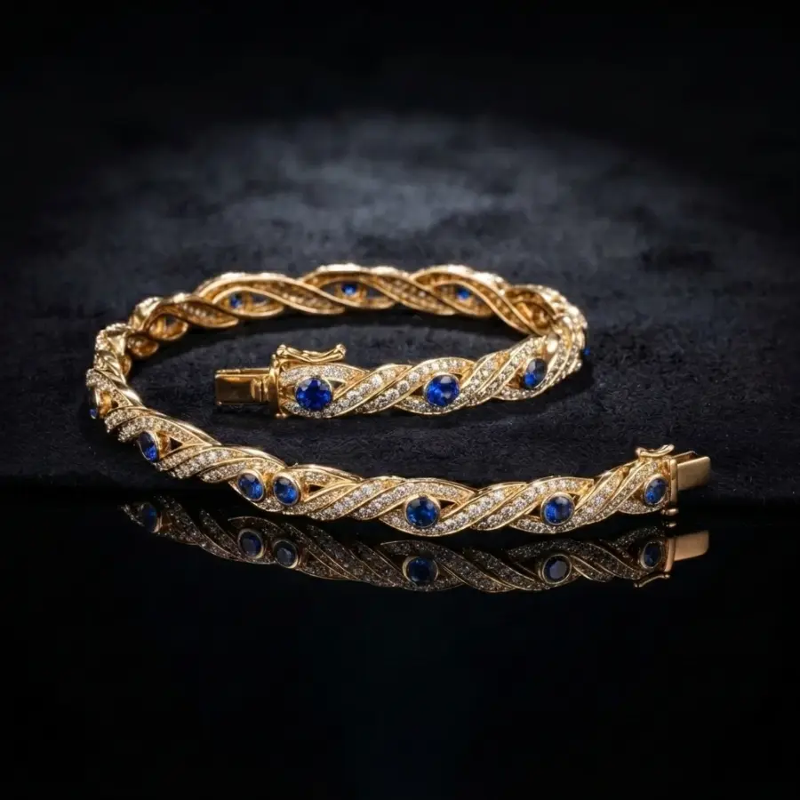 Torsade Sapphire Bracelet